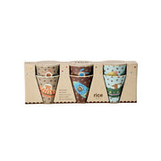 Melamin-Kinderbecher im 6er-Set mit Weltraum-Motiv, gestaffelte Becher in Kartonverpackung