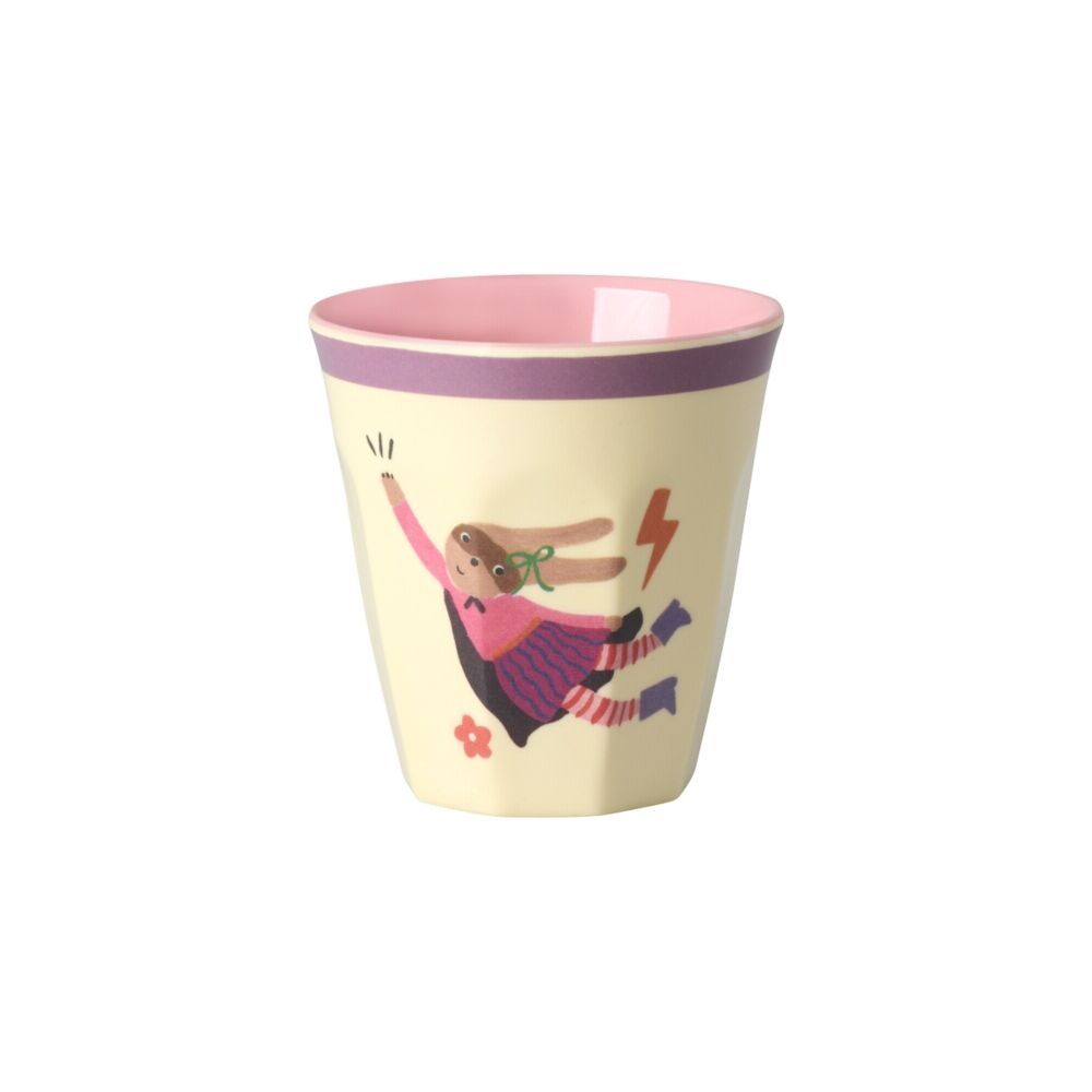 Melamin Kinderbecher "Hero" im 6er-Set - S (Pink)