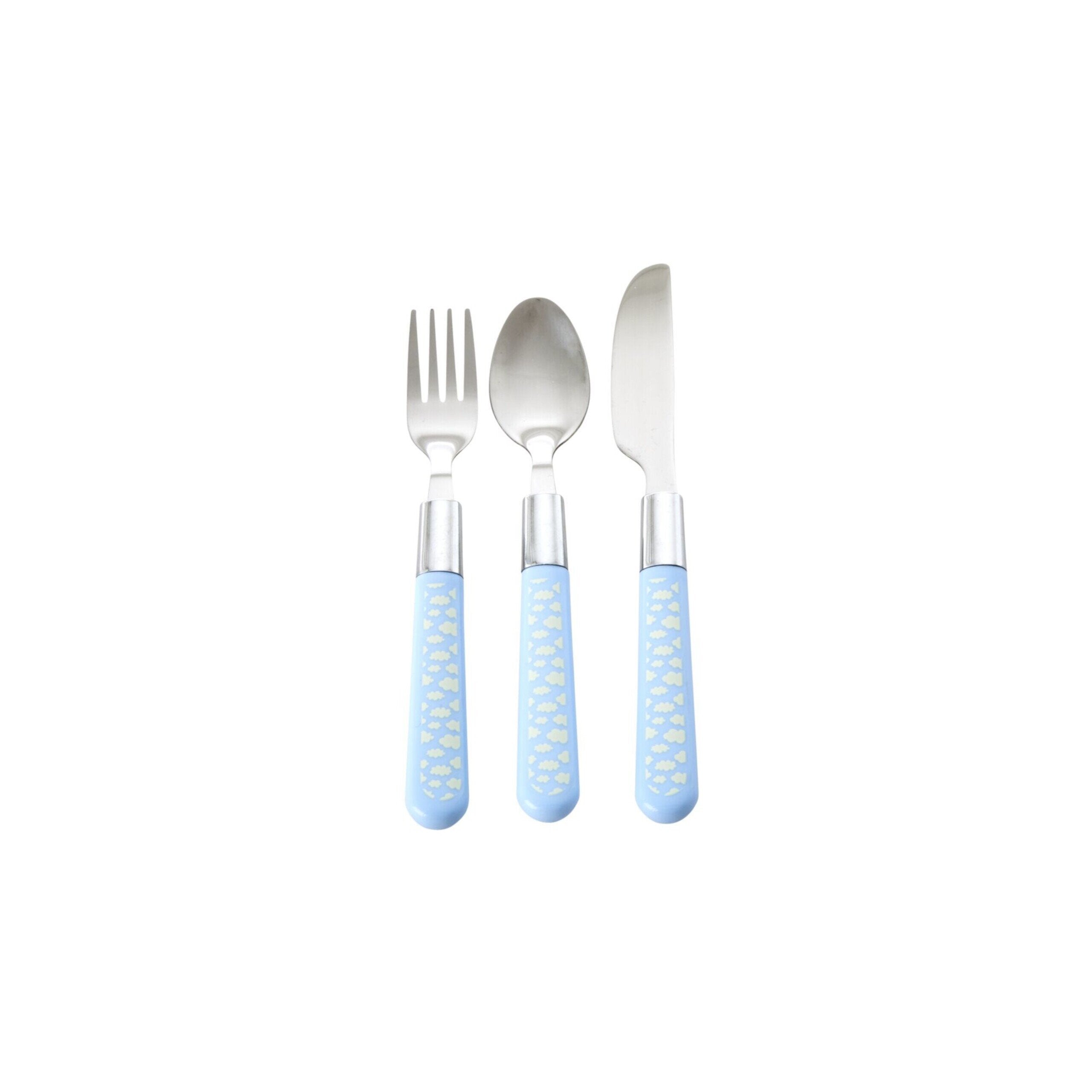 Kinderbesteck "Cloud" (Blau)