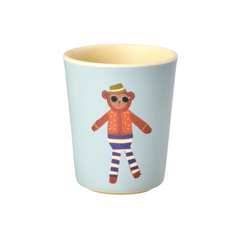 Melamin Kinderbecher "Monkey" - 150 ml (Braun)