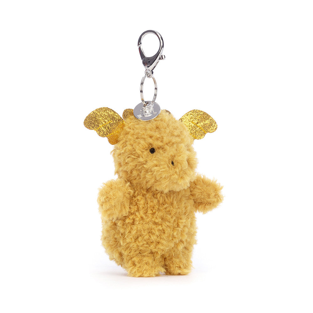 Taschenanhänger "Little Dragon" - 16 cm (Braun) Jellycat