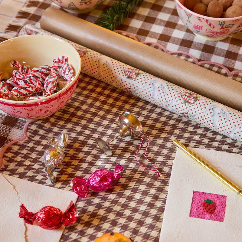 Melamin Schale "Xmas Galore" - M (Rosa)