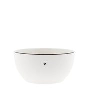 Schale - 14x7 cm (Weiß/Schwarz)