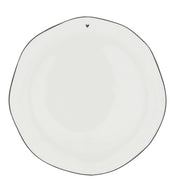 Frühstücksteller - 23 cm (Weiß/Schwarz)