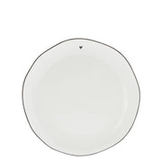 Dessertteller - 19cm (Weiß/Schwarz)