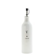 Essigflasche aus Keramik - 750 ml (Weiß)