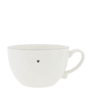 Suppenteller - 13 cm (Weiß/Schwarz)