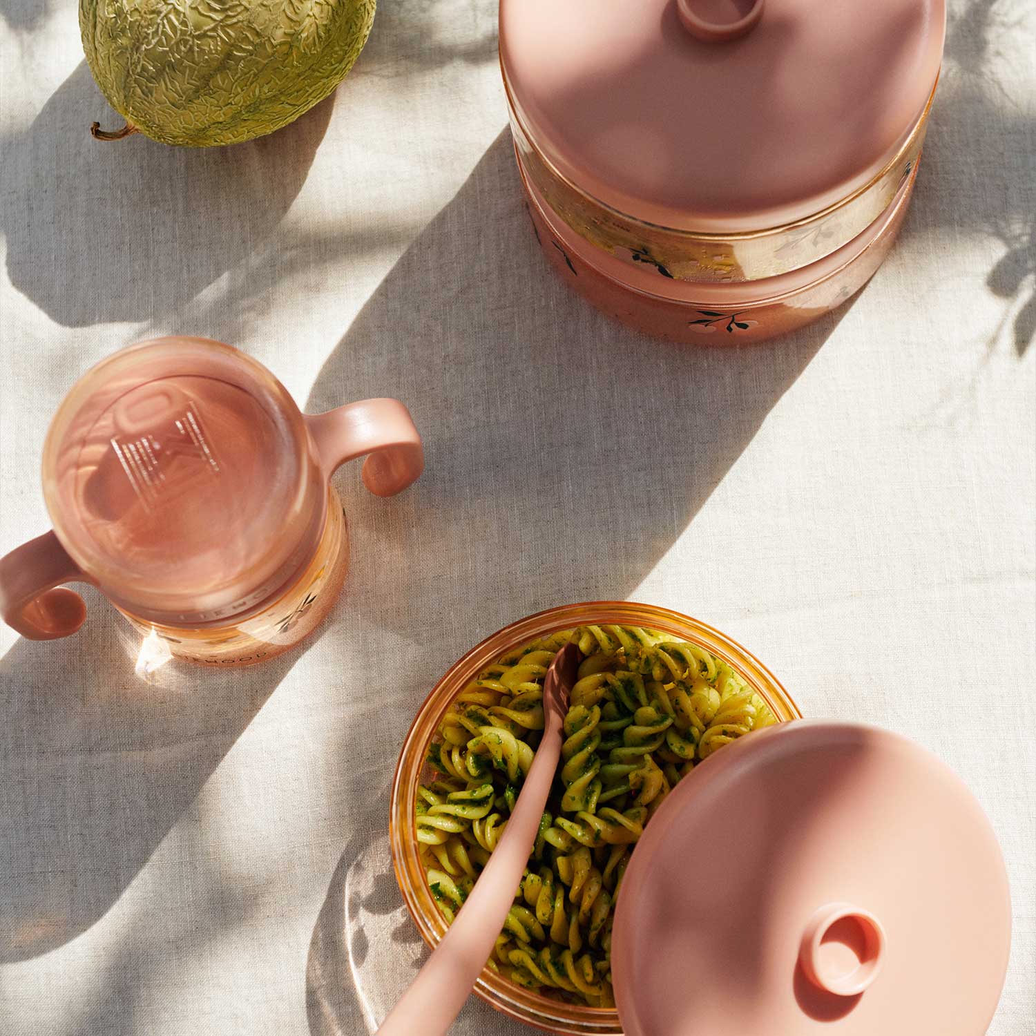 Baby Lebensmittelboxen "Dominique - Sweethearts" im 4er-Set - 100 ml (Pale Tuscany)