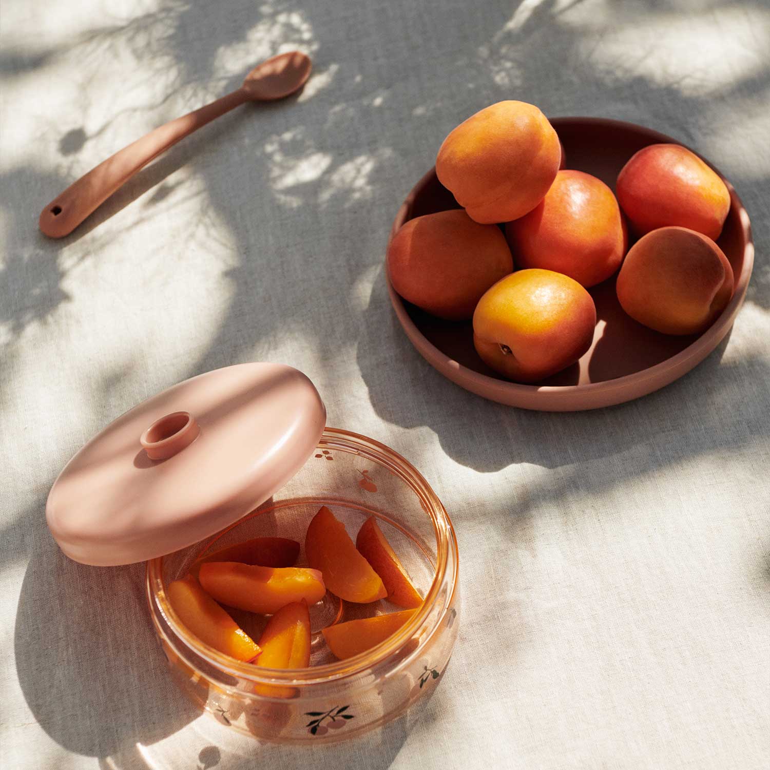 Baby Lebensmittelboxen "Dominique - Sweethearts" im 4er-Set - 100 ml (Pale Tuscany)