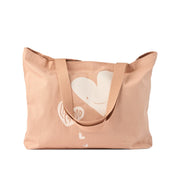 Tragetasche "Big - Hearts" - 54x37 cm (Pale Tuscany)
