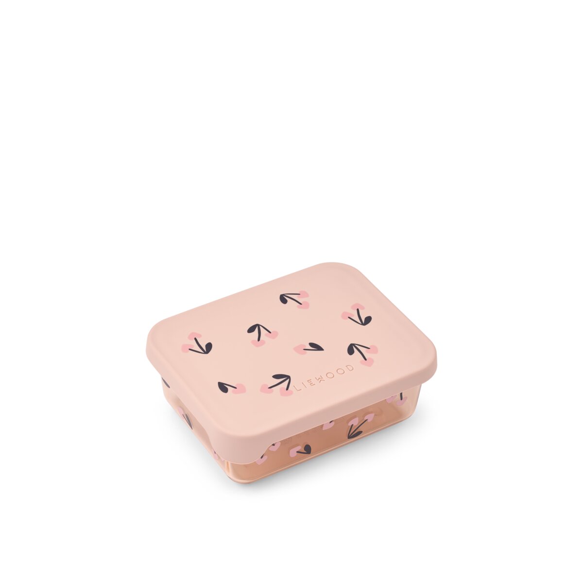 Snack Box "Ako - Cherry Heart" -13x10x4,5 cm (Rosey)