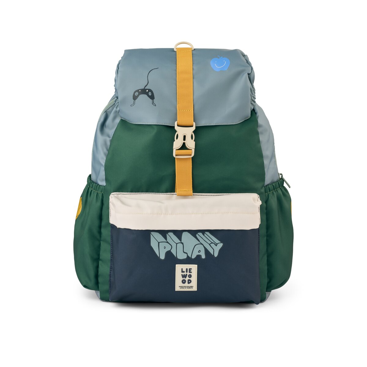 Schulrucksack "Johnny - Play" - 14x28x36 cm (Multi Mix)