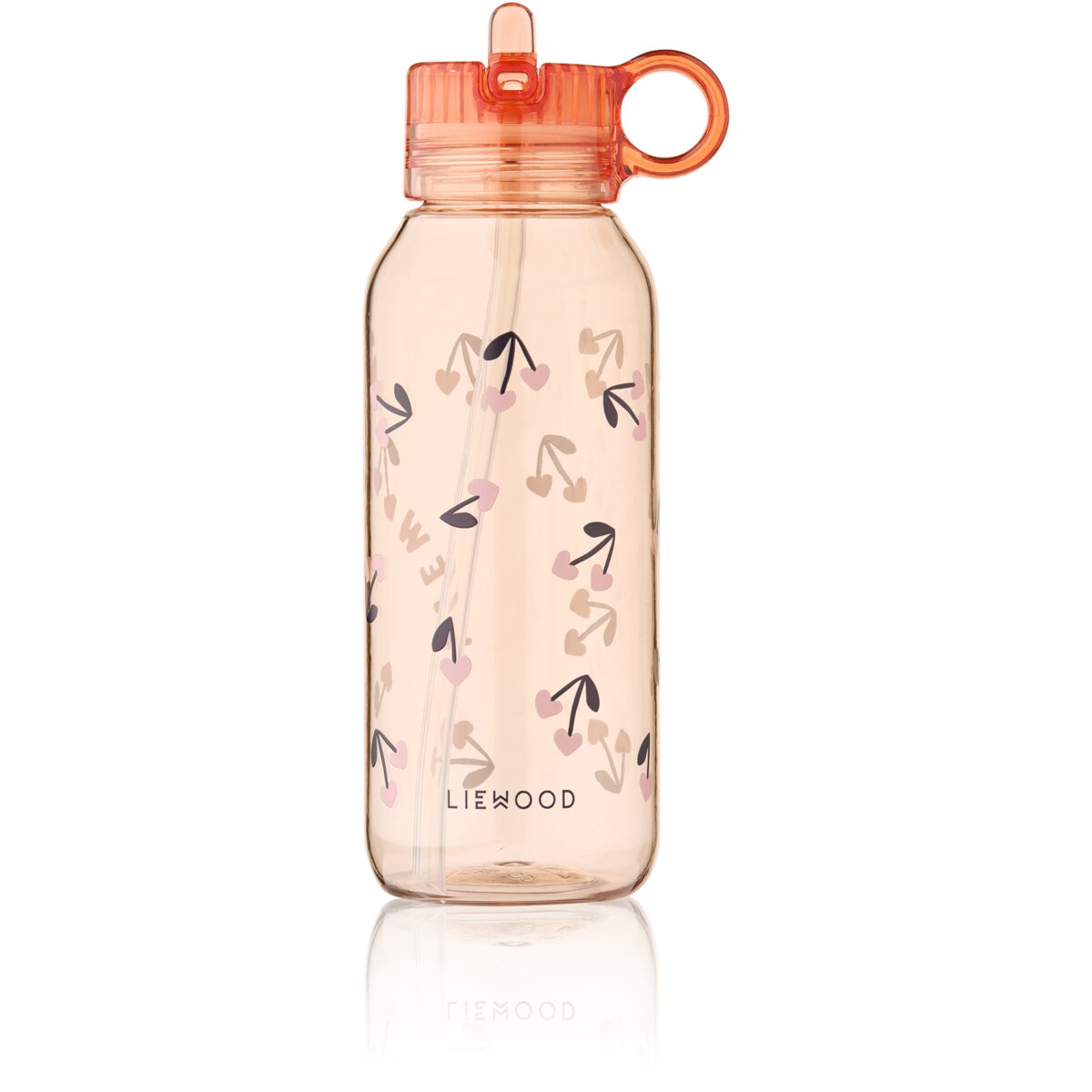 Wasserflasche "Yang - Cherry Heart" - 500 ml (Rosey)