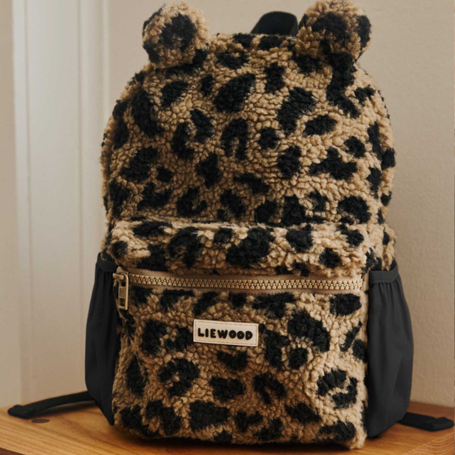 Rucksack "Andreas Pile Bear - Mega leo" - 11x23x27 cm (Oat Mix)