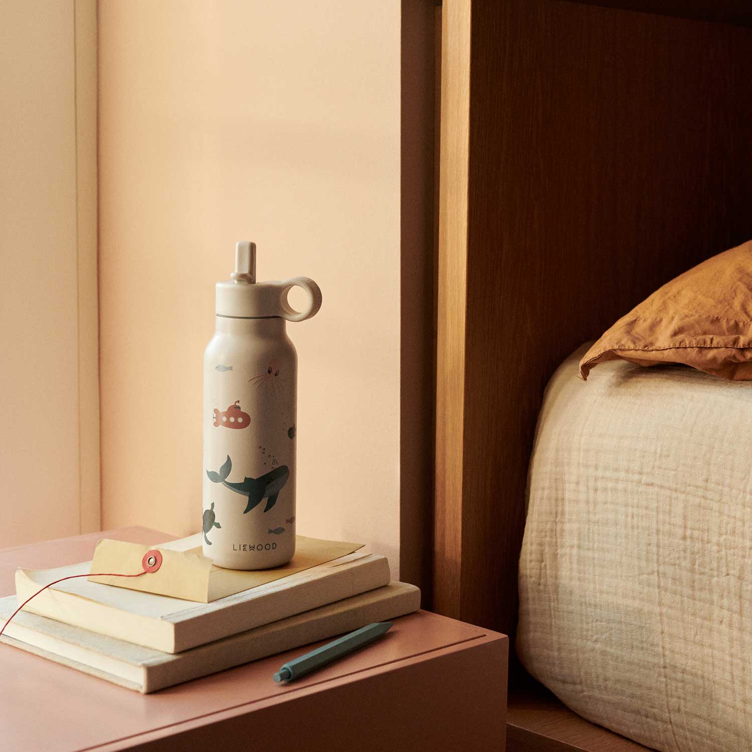 Wasserflasche "Falk - Tiger" -  500 ml (Beach Blue)