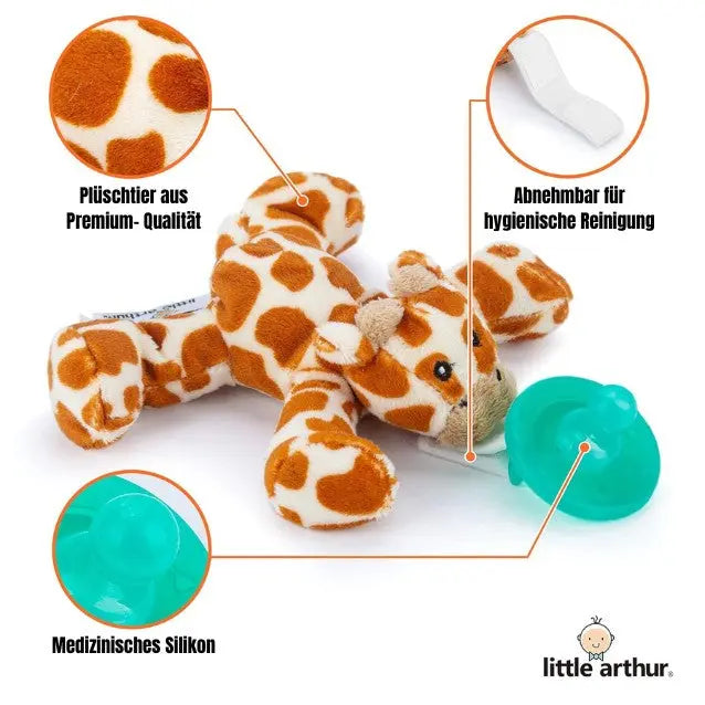 Teddy Schnuller "Giraffe" Little Arthur