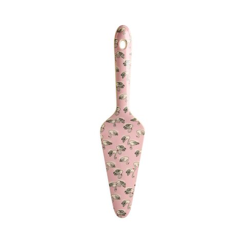 Melamin Tortenheber "Bon Vivant Prints - Schwan" - 26x6 cm (Pink)
