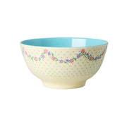 Melamin Schale "Dots and Flowers" - 700 ml (Bunt)