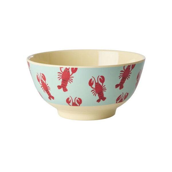 Melamin Schale "New Lobster" - M  (Blau)