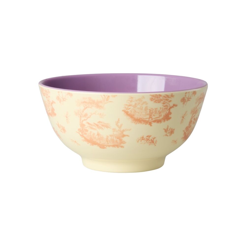 Melamin Schale "Toile de rice" - 700 ml (Bunt)