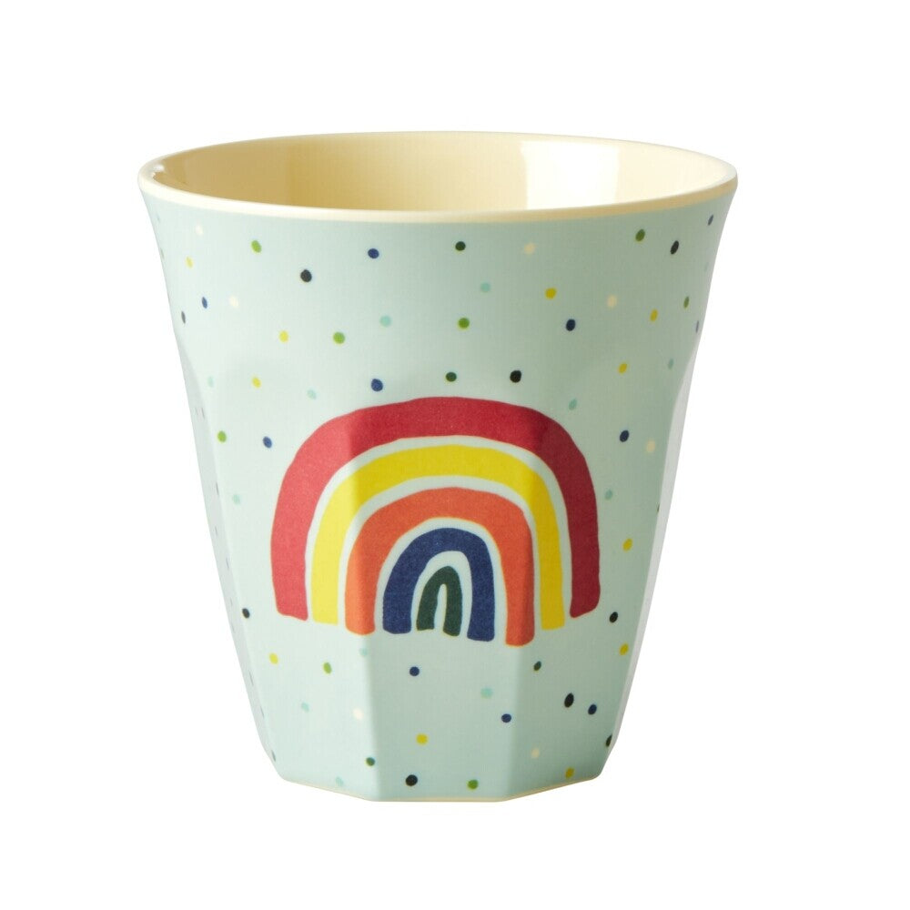 Melamin Kinder Becher im 6er-Set/Geschenkbox "Funky" - Medium (Bunt)