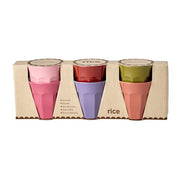 Melaminbecher-Set (6er) mit bunten Bechern, Größe M