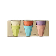 Melamin Becher im 6er-Set - 250 ml (Glory Days Colors)