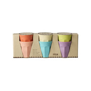 Melamin Becher im 6er-Set - 160 ml (Glory Days Colors)