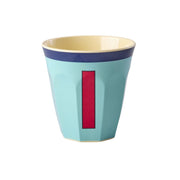 Melamin Becher "Vintage - Buchstabe I"- M (Mint)