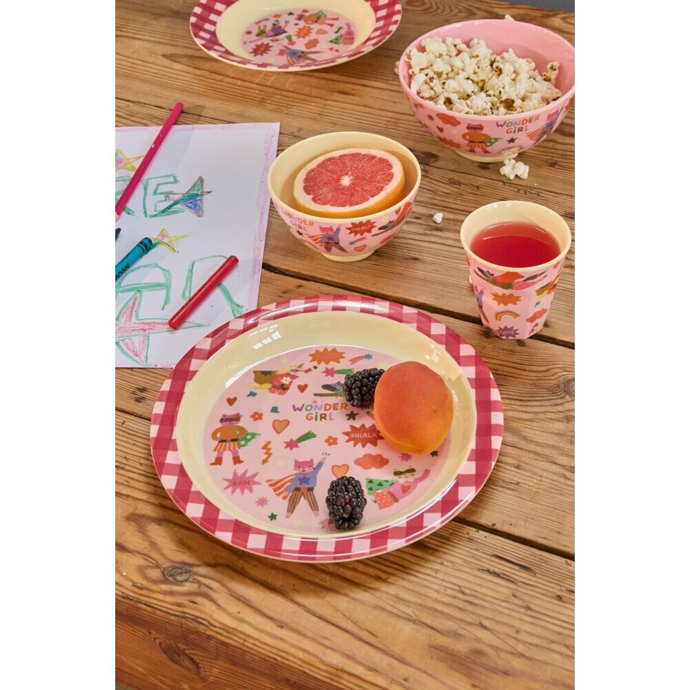 Melamin Becher "Hero" - 250 ml (Pink)
