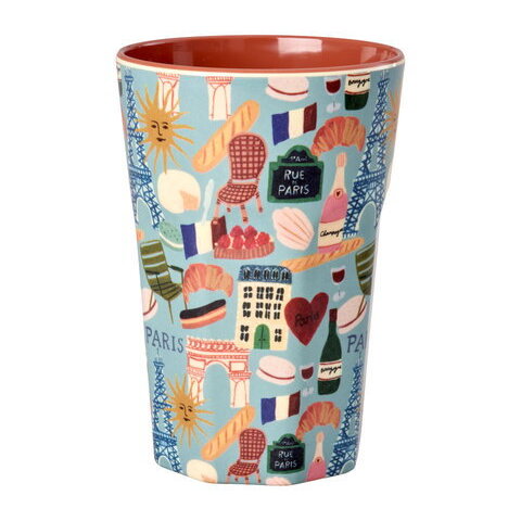 Melamin Becher "Paris Mon Amour" - L (Bunt)