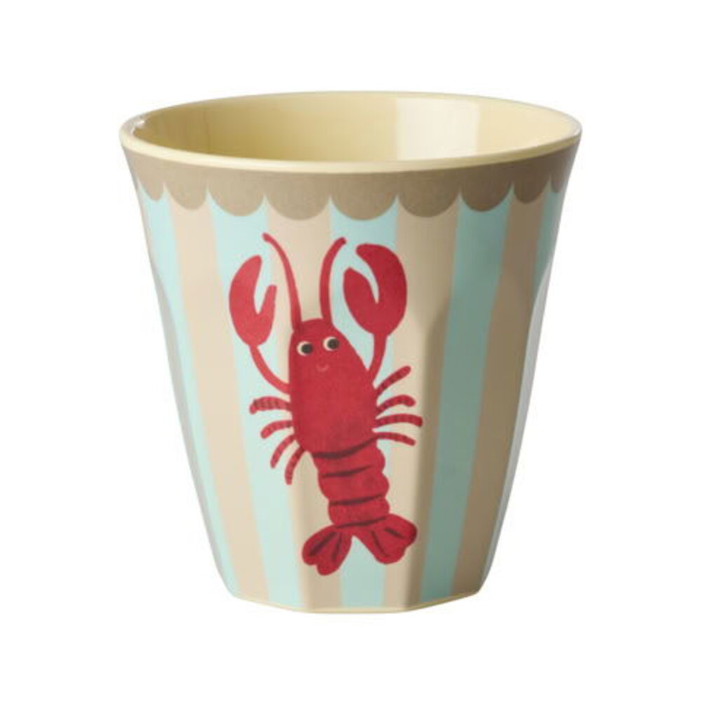 Melamin Becher "New Lobster" - M (Blau)