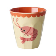 Melamin Becher "New Shrimp" - M (Creme)