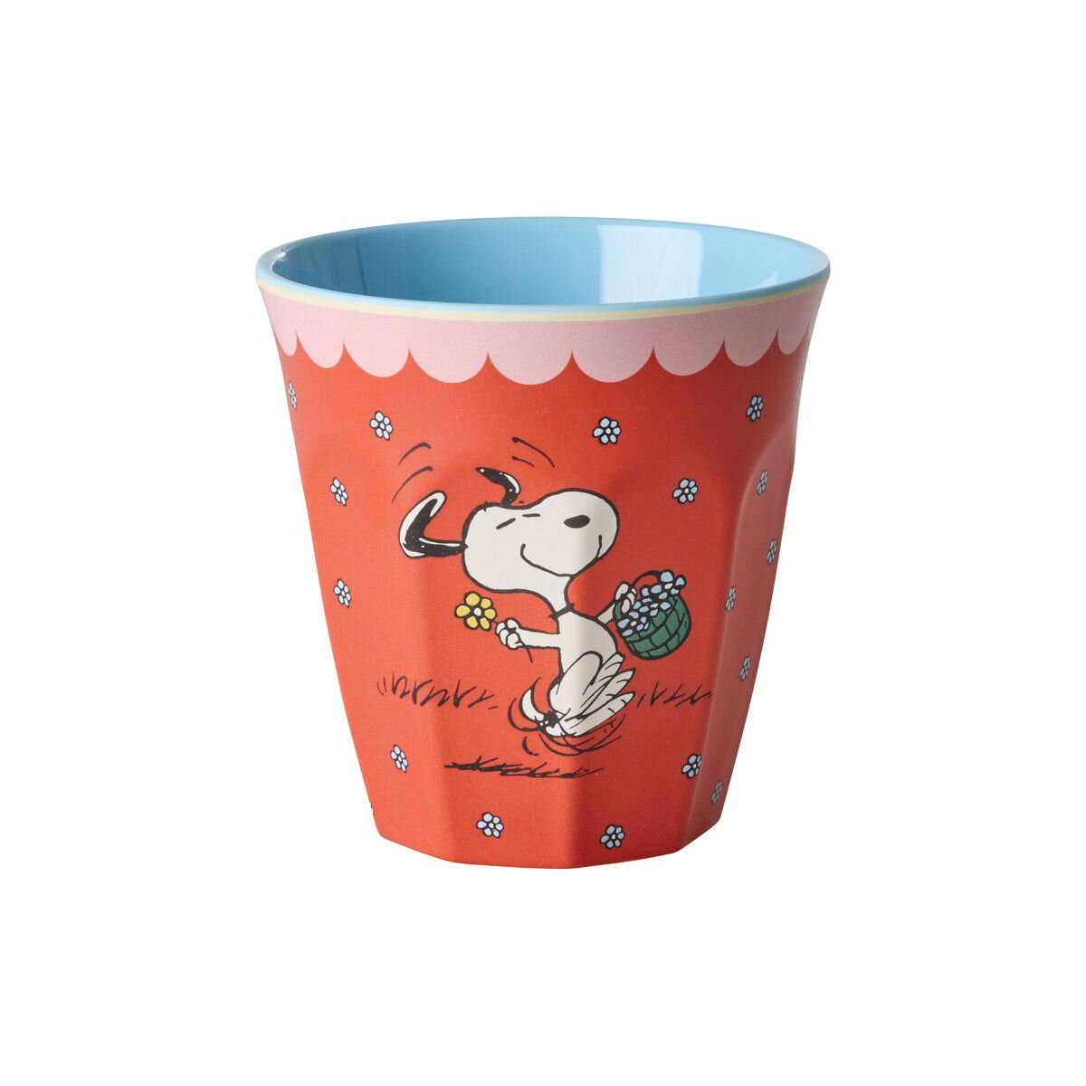 Melamin Becher "Snoopy" - M (Rot)