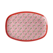 Melamin Rechteckige Platte "Snoopy" - 30x22 cm (Pink)