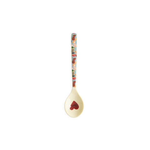 Melamin Teelöffel "Bon Vivant" im 6er-Set - 14,5x3,5 cm (Bunt)