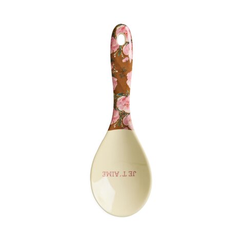 Melamin Salat-Löffel "Floral Fiesta Rose - Bon Vivant" - 21x6,5 cm (Pink)