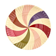 Melamin Rundes Tablett "Spin Color" - 40,5 cm (Bunt)