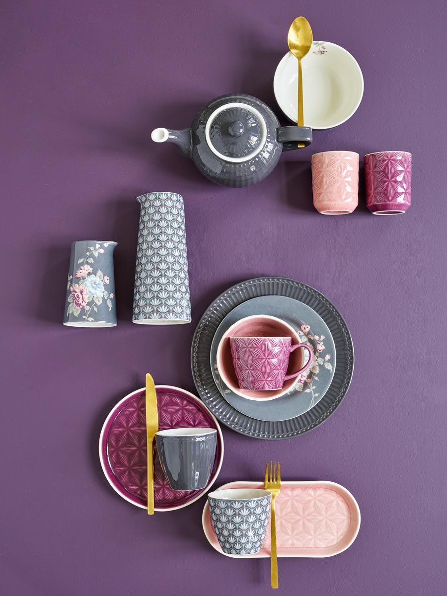 GreenGate Teekanne "Alice" (Dark Grey)