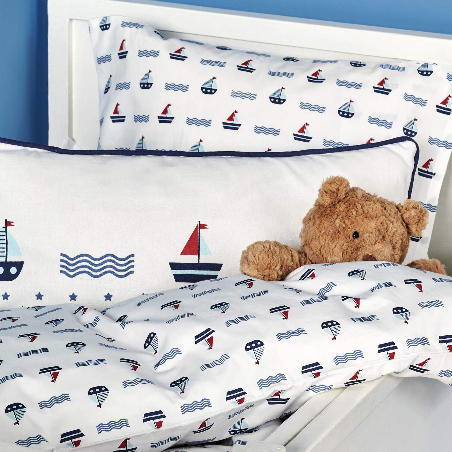 Baby Lätzchen mit Auffangschale "Noah" (Blue)