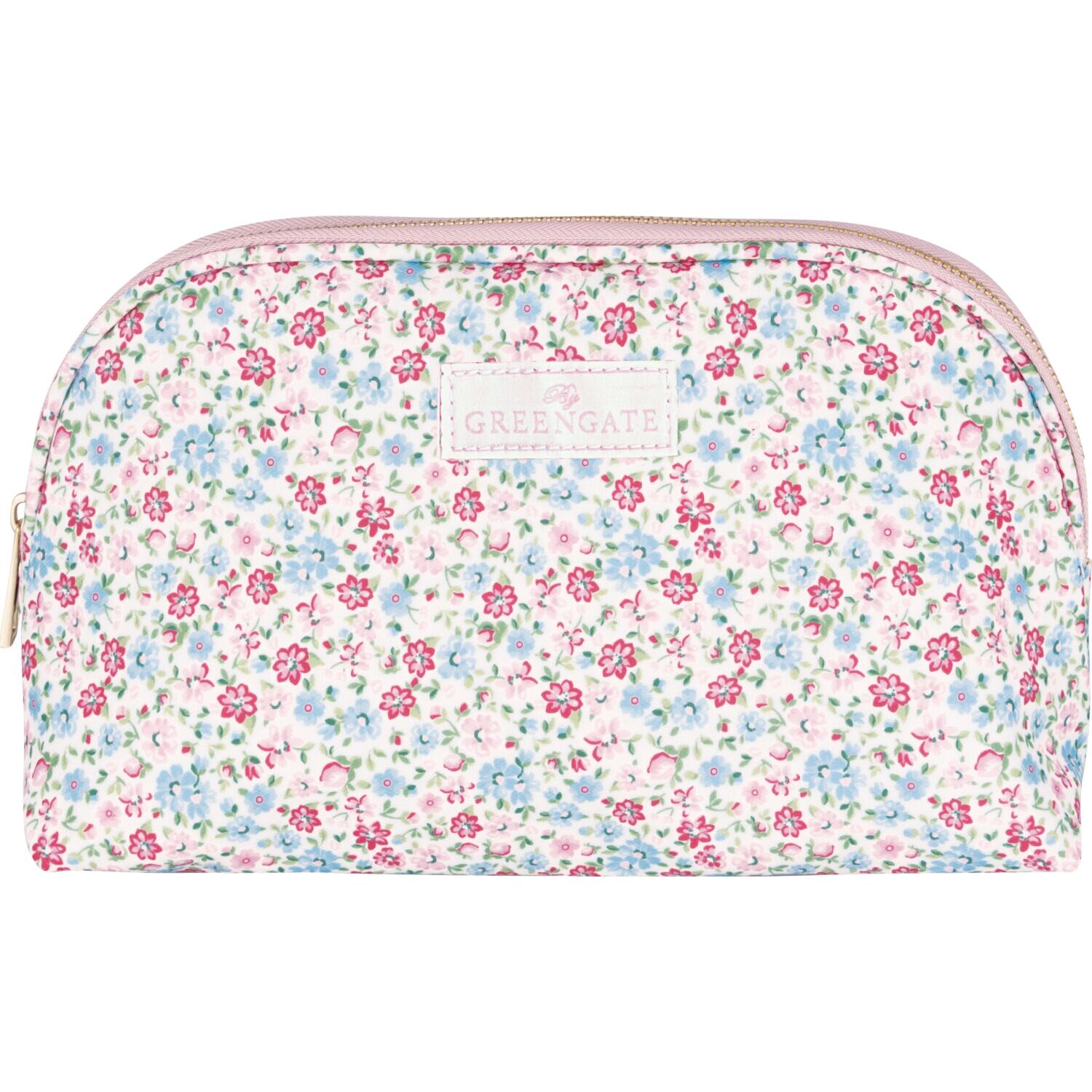 Kosmetiktasche "Louisa" - 15x10x26 cm (Weiß)