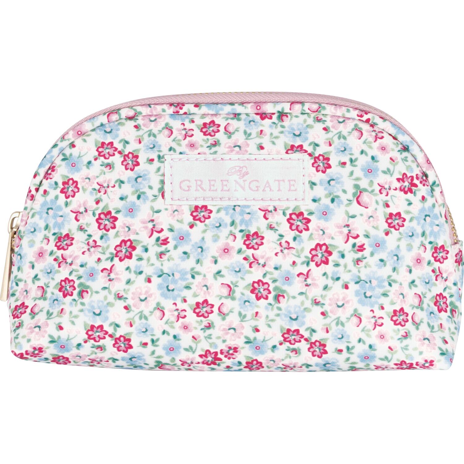 Kosmetiktasche "Louisa" - 11x8x18 cm (Weiß)