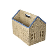 Zeitschriftenhalter in Hausform - 35x21x30 cm (Blau)