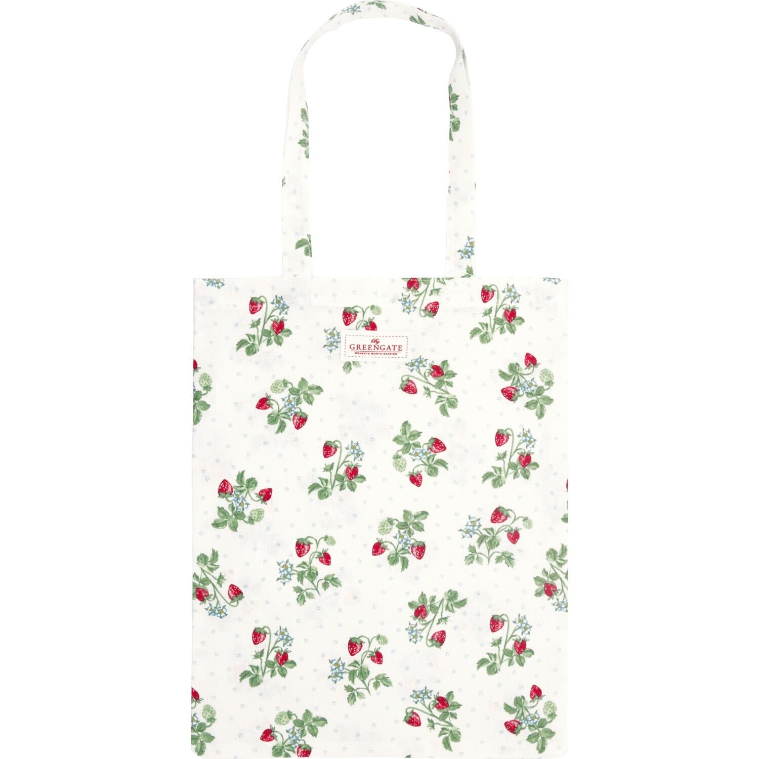 Baumwolltasche "Berry" - 45x34 cm (Weiß)