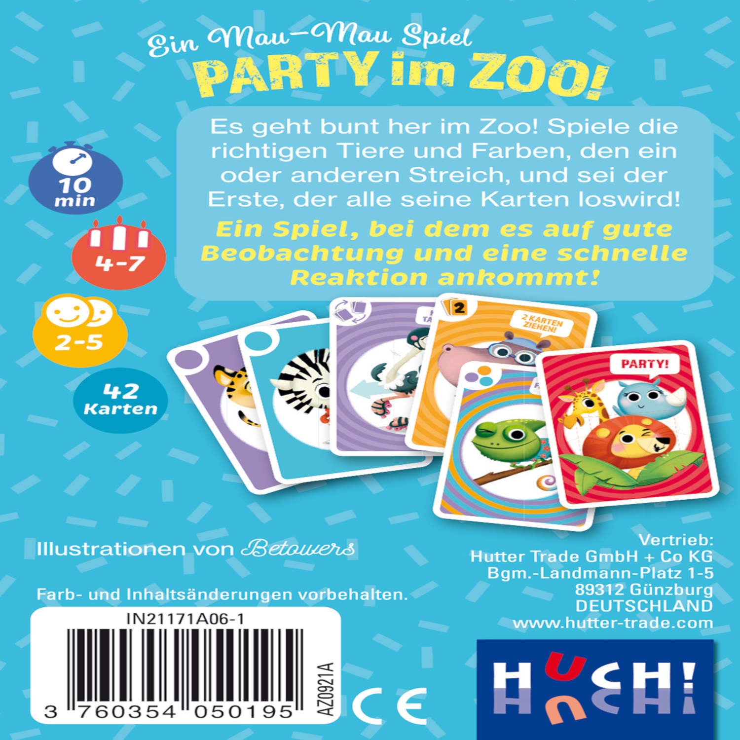 Party im Zoo - Ein Mau-Mau-Spiel