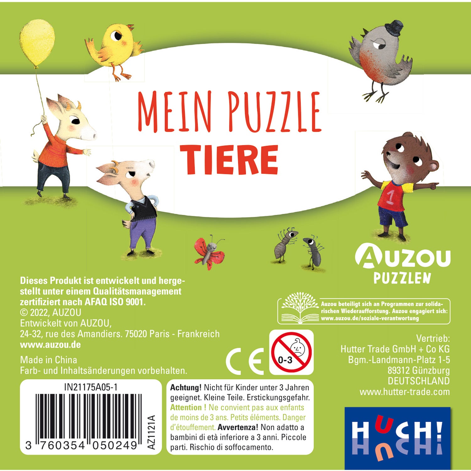 Mein Puzzle - Tiere