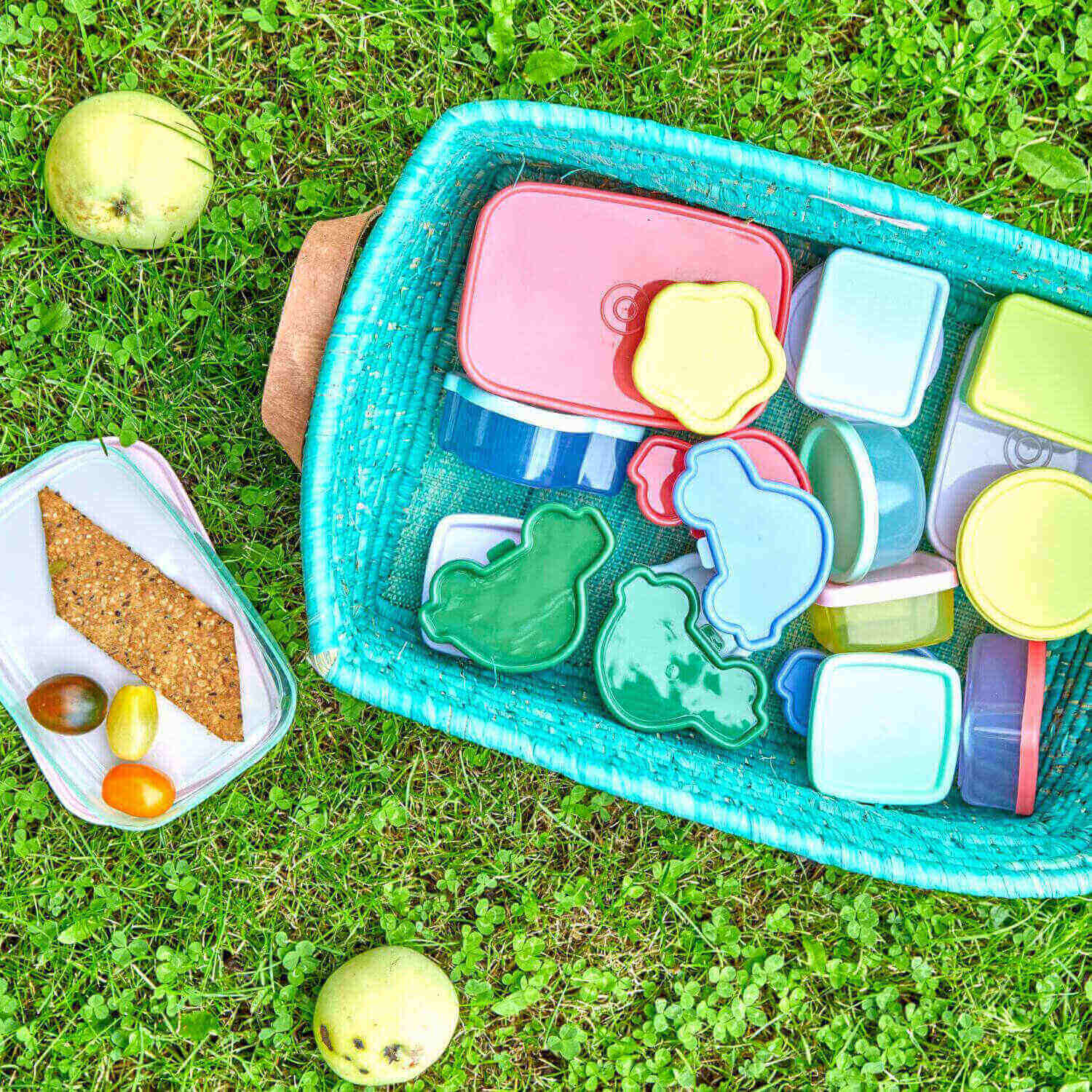 Snackboxen aus Kunststoff im 12er-Set - Klein