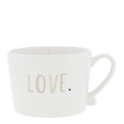 Tasse "LOVE" - 10x8x7 cm (Weiß)