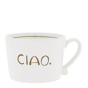 Tasse "CIAO" - 10x8x7 cm (Weiß)