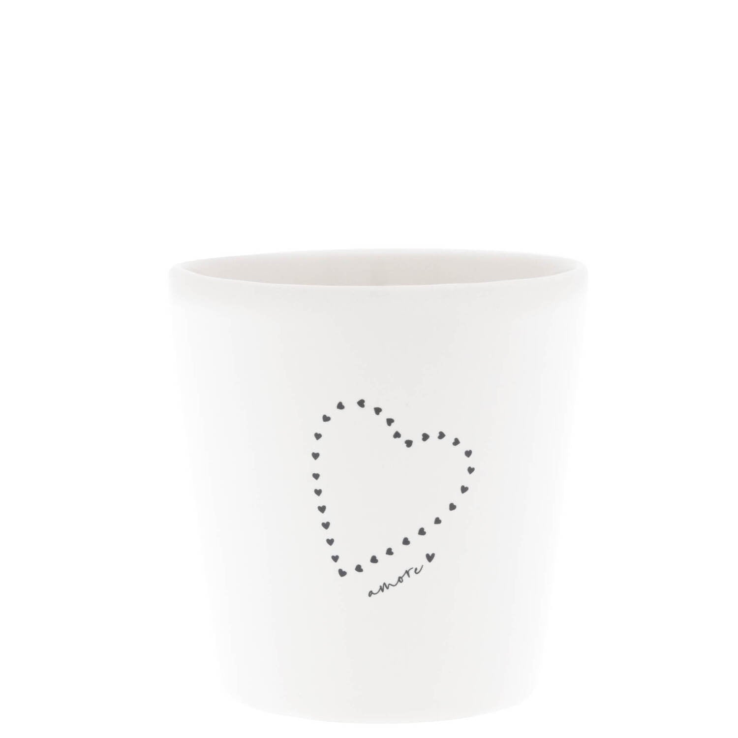 Tasse "Amore" - 8,5x9 cm (Weiß)
